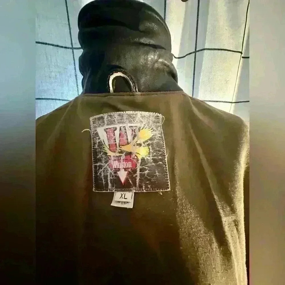 Vintage Winston Leather Bomber Jacket - Picture 15 of 16
